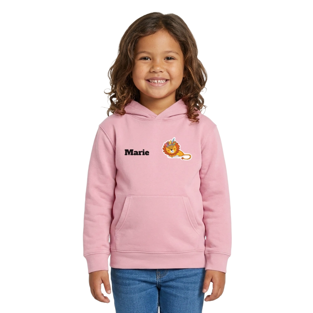 Stanley/Stella Mini Cruiser Kids’ Organic Hoodie - Hellrosa