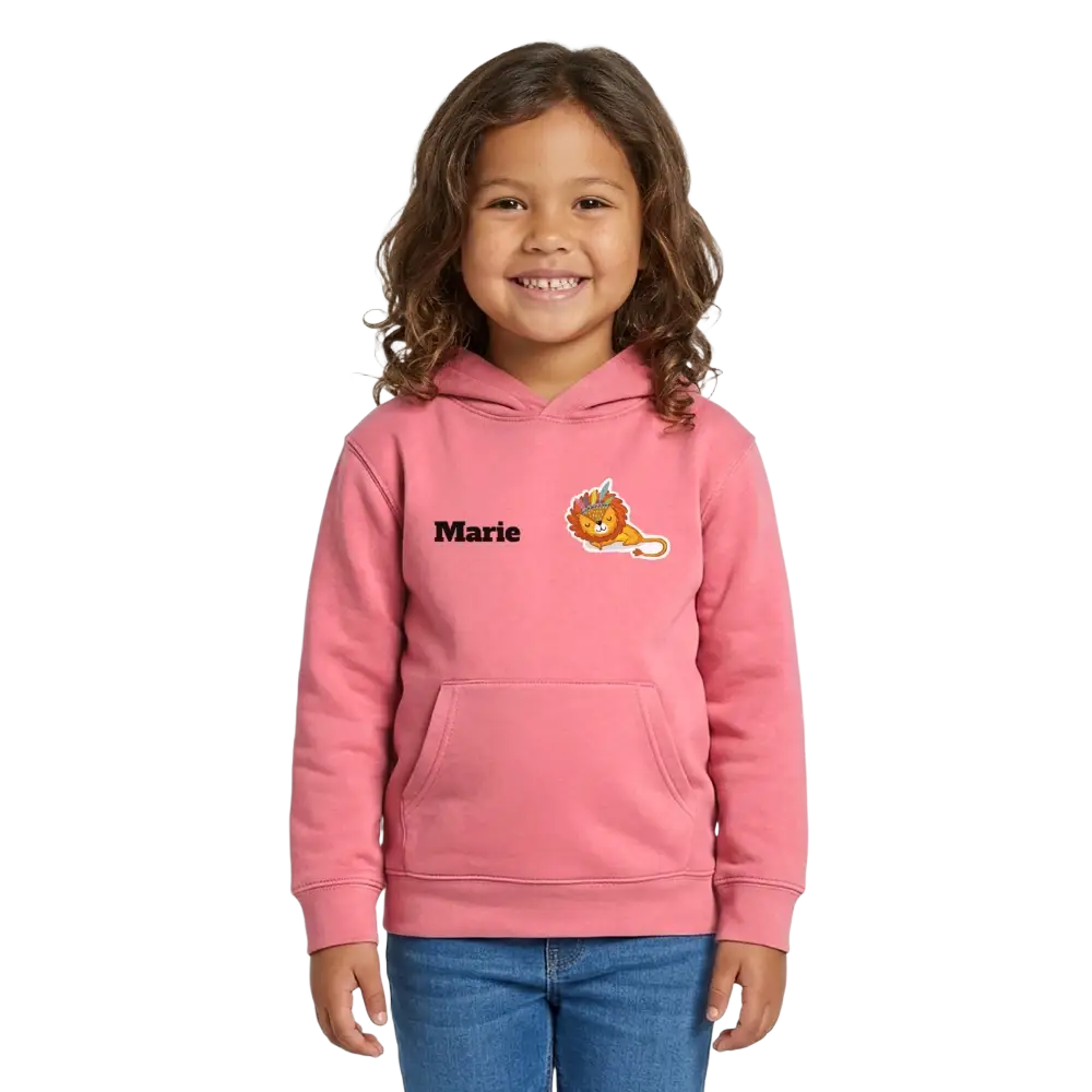 Stanley/Stella Mini Cruiser Kids’ Organic Hoodie - Pink 