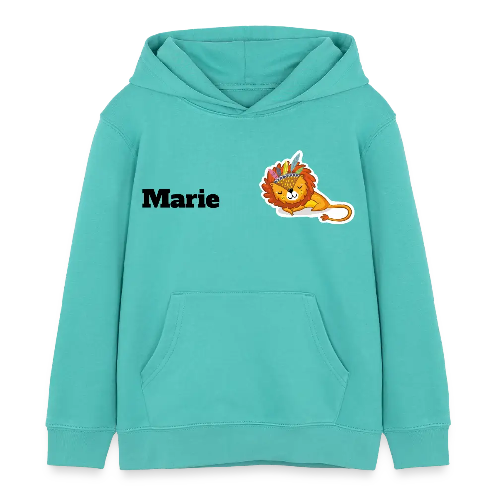 Stanley/Stella Mini Cruiser Kids’ Organic Hoodie - Poolblau
