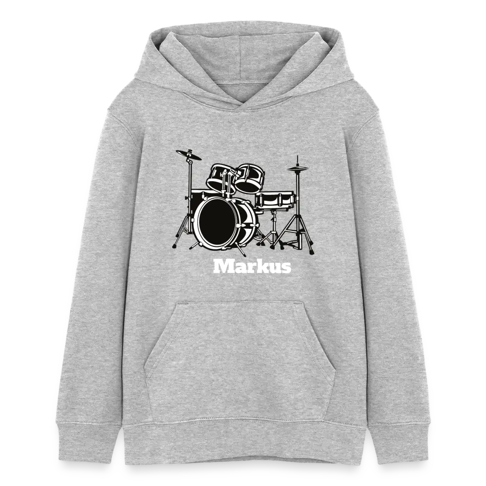 Stanley/Stella Mini Cruiser Teen Organic Hoodie - Grau meliert