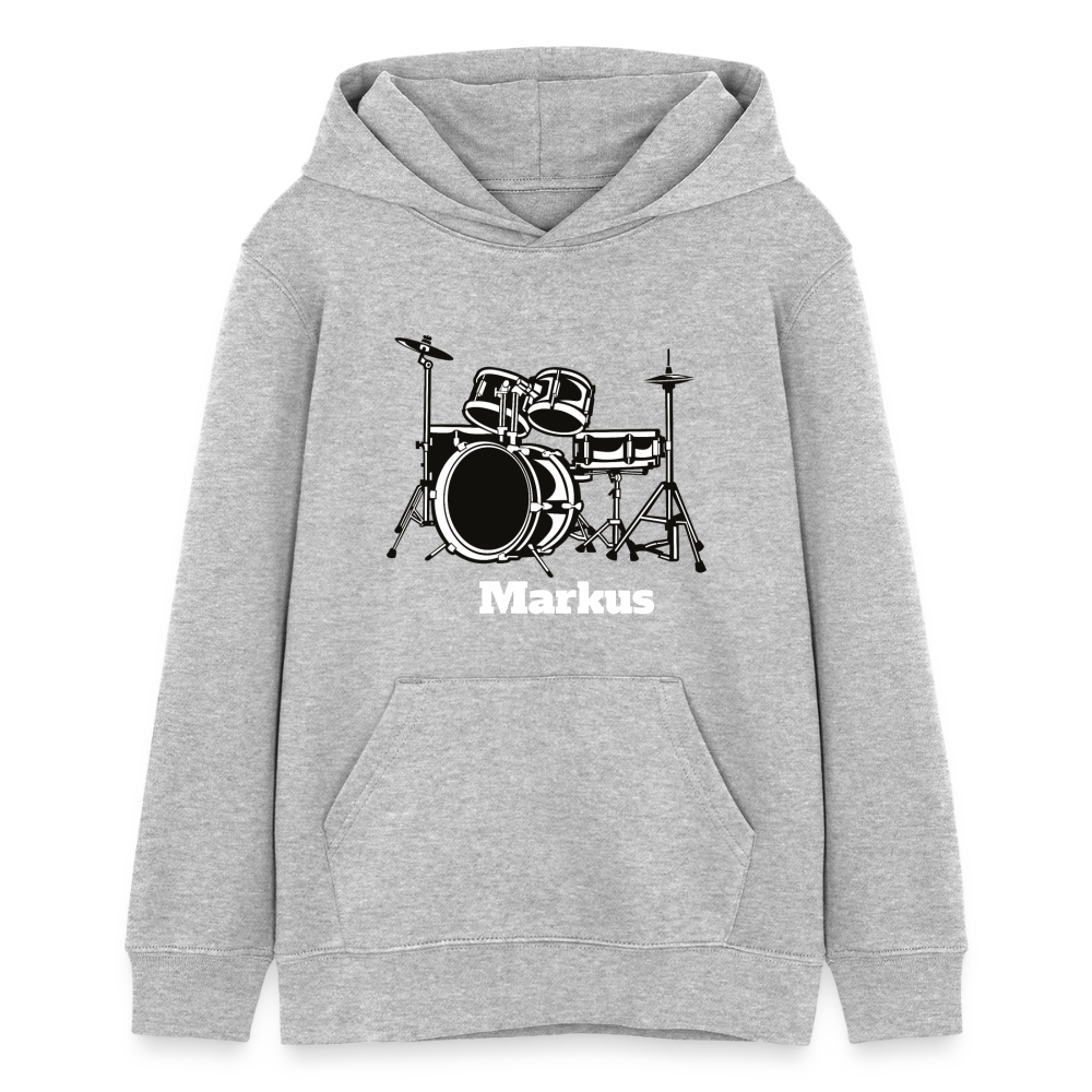 Stanley/Stella Mini Cruiser Teen Organic Hoodie - Grau meliert
