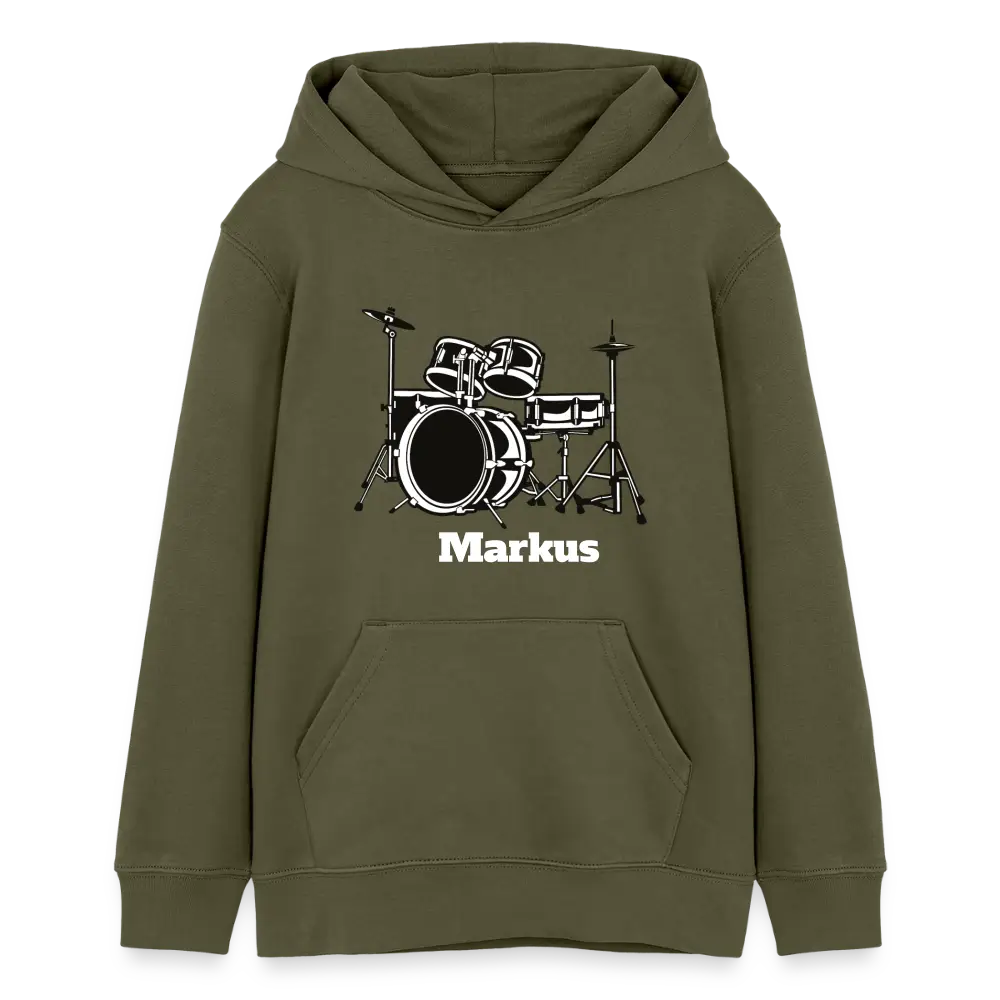 Stanley/Stella Mini Cruiser Teen Organic Hoodie - Khaki