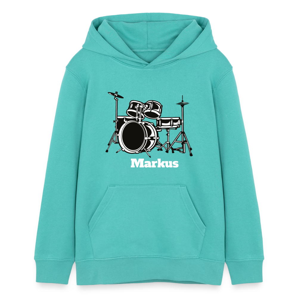 Stanley/Stella Mini Cruiser Teen Organic Hoodie - Poolblau