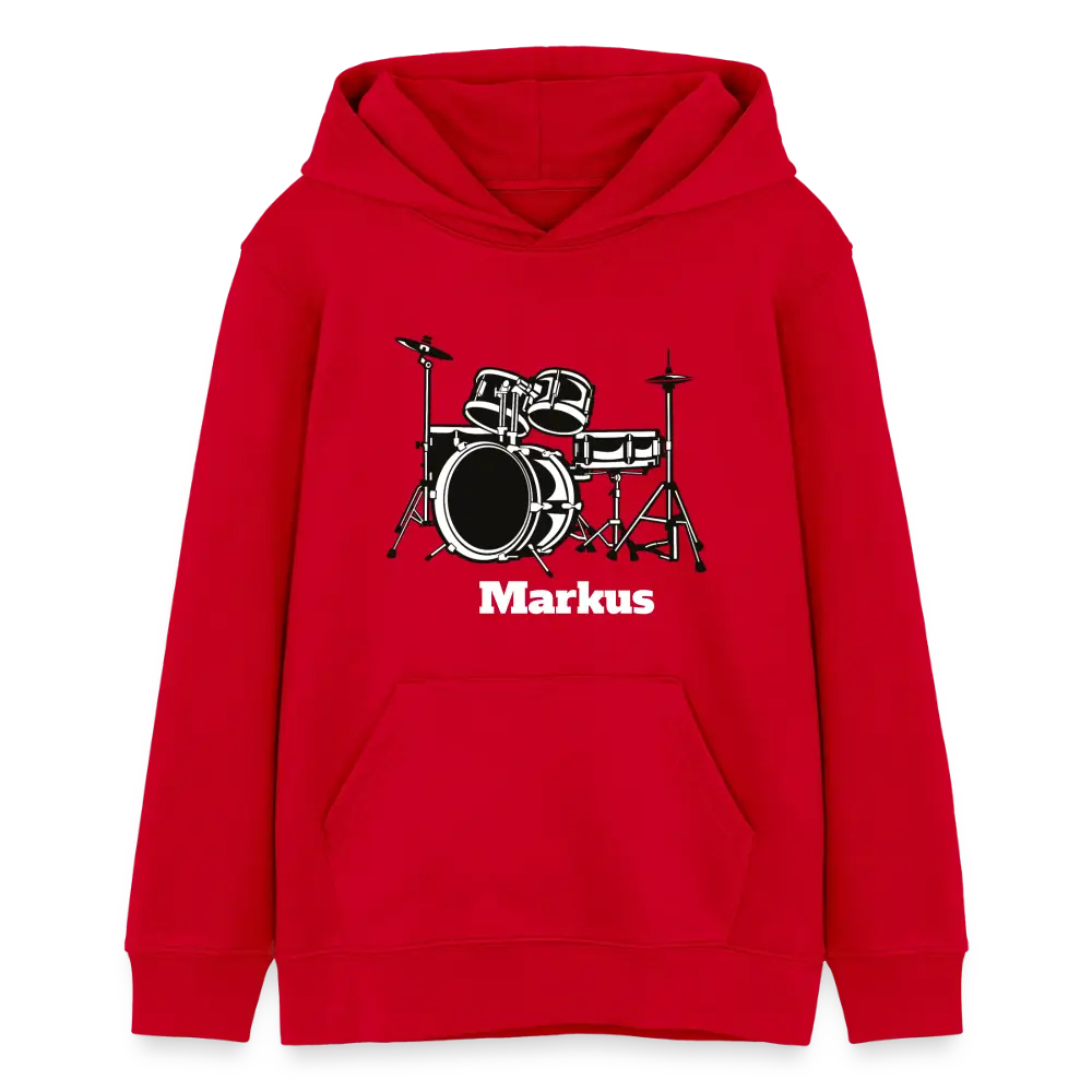 Stanley/Stella Mini Cruiser Teen Organic Hoodie - Rot