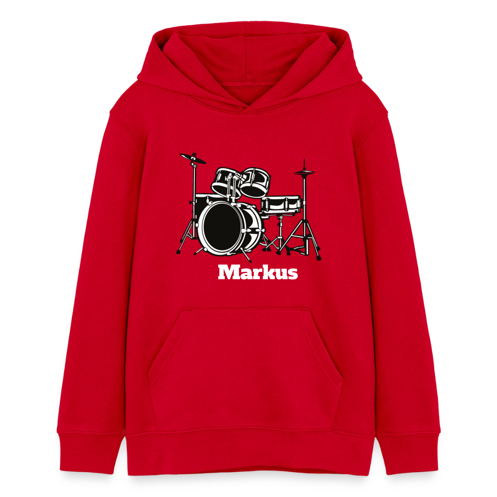 Stanley/Stella Mini Cruiser Teen Organic Hoodie - Rot