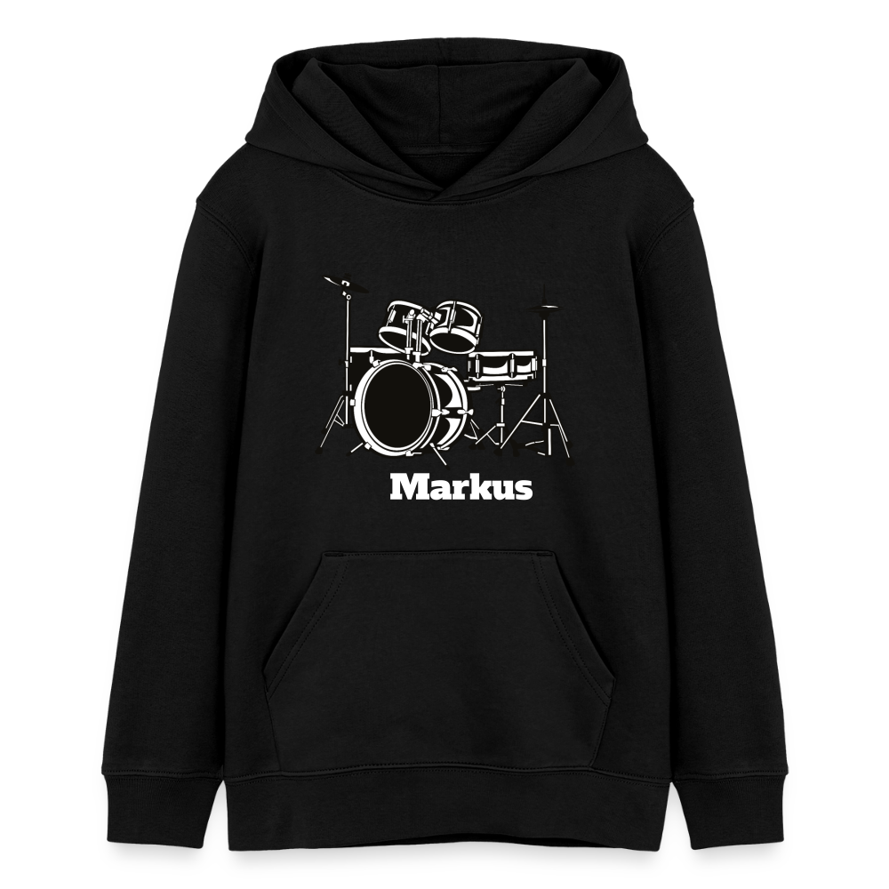 Stanley/Stella Mini Cruiser Teen Organic Hoodie - Schwarz