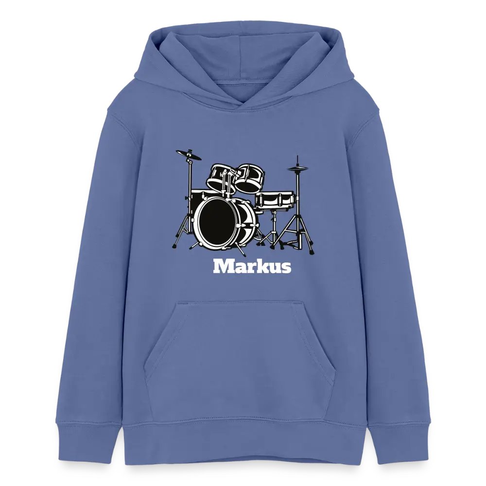 Stanley/Stella Mini Cruiser Teen Organic Hoodie - Blau