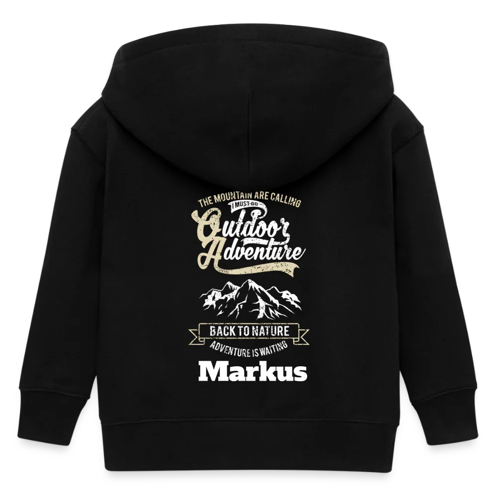 Graue, melierte Kinder Kapuzenjacke Mini Cultivator von Stanley/Stella, organic Baumwolle, für 3-4 Jahre, mit Kapuze und Reißverschluss