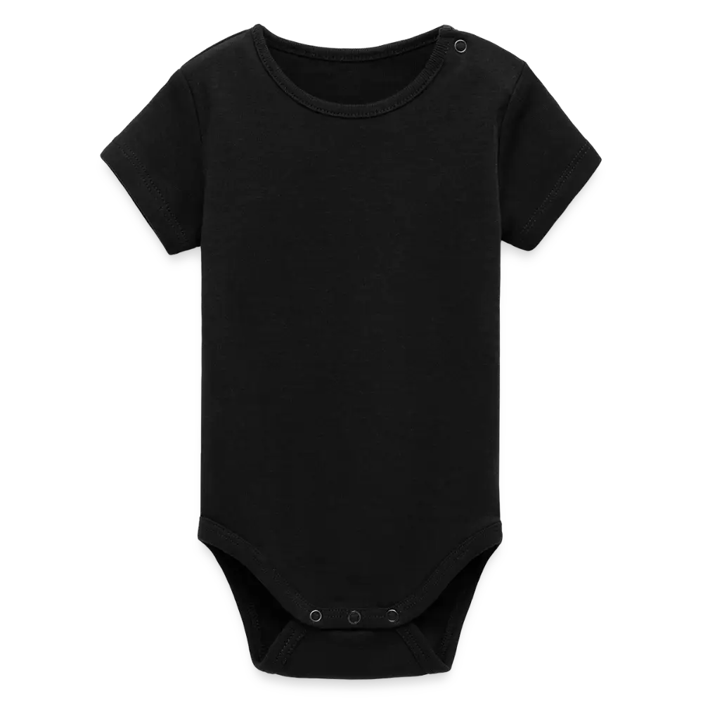 Stanley/Stella Organic Short-Sleeved Baby Bodysuit - Schwarz
