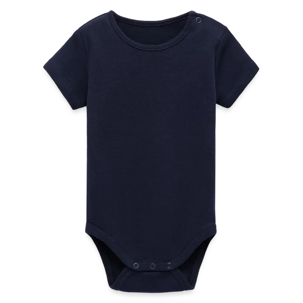 Stanley/Stella Organic Short-Sleeved Baby Bodysuit - Navy