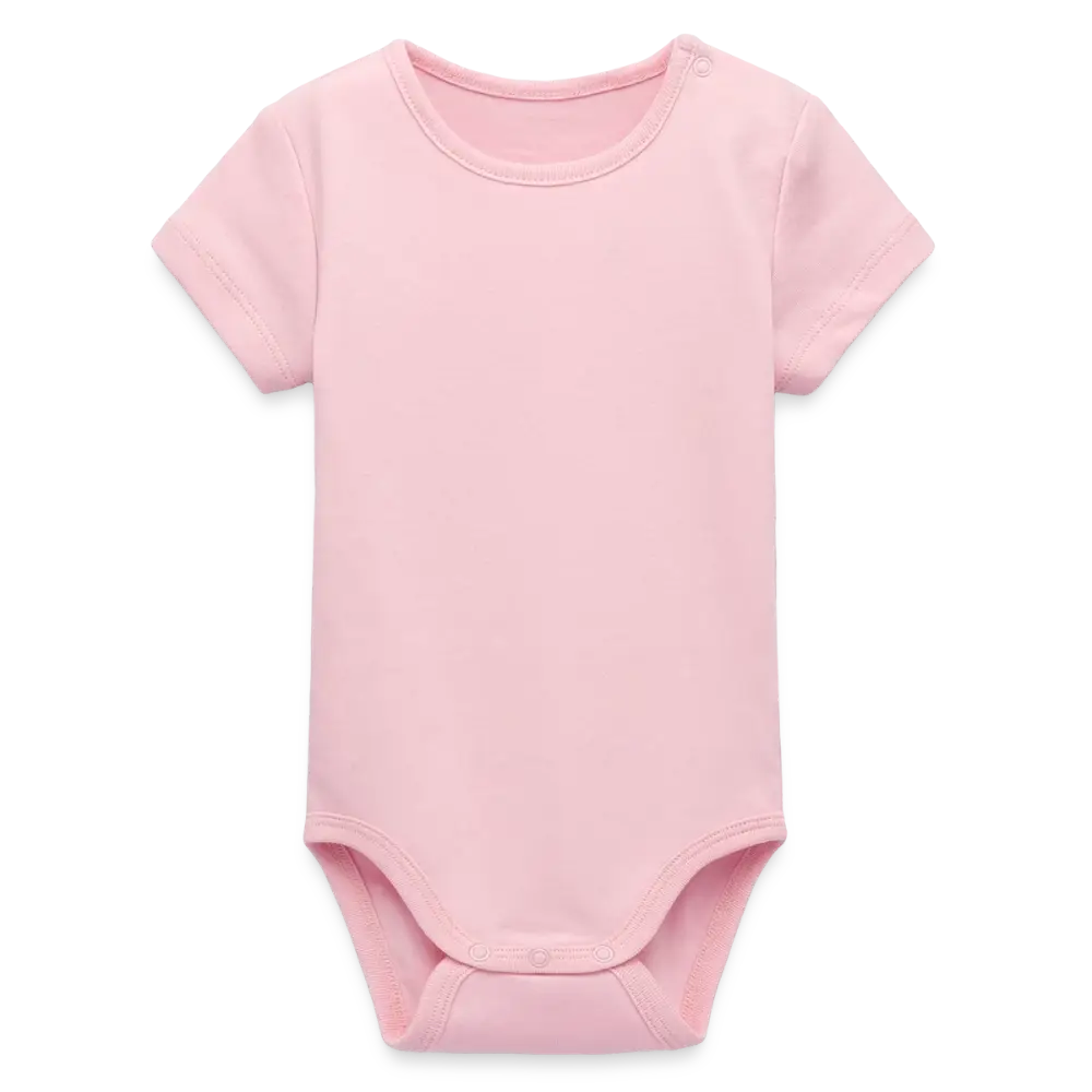 Stanley/Stella Organic Short-Sleeved Baby Bodysuit - Hellrosa