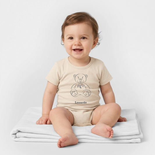 Stanley/Stella Organic Short-Sleeved Baby Bodysuit - Natur