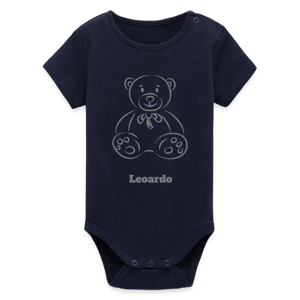 Stanley/Stella Organic Short-Sleeved Baby Bodysuit - Navy