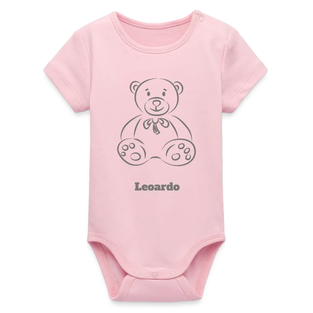 Stanley/Stella Organic Short-Sleeved Baby Bodysuit - Hellrosa