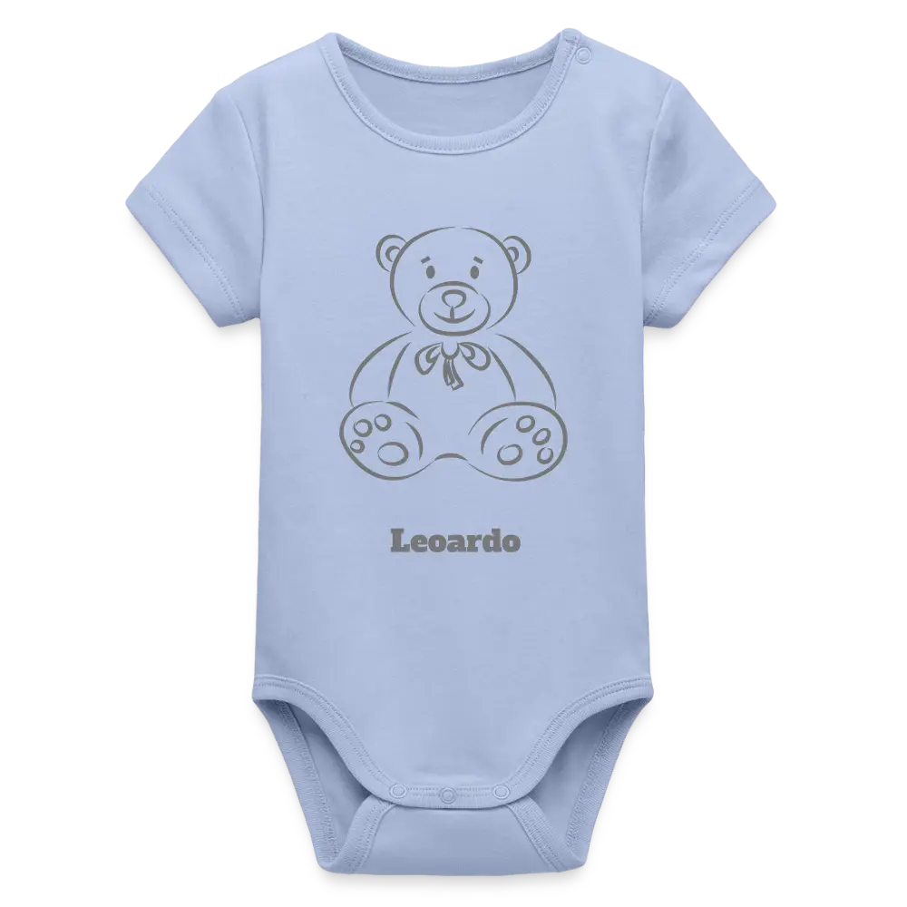 Stanley/Stella Organic Short-Sleeved Baby Bodysuit - Sky
