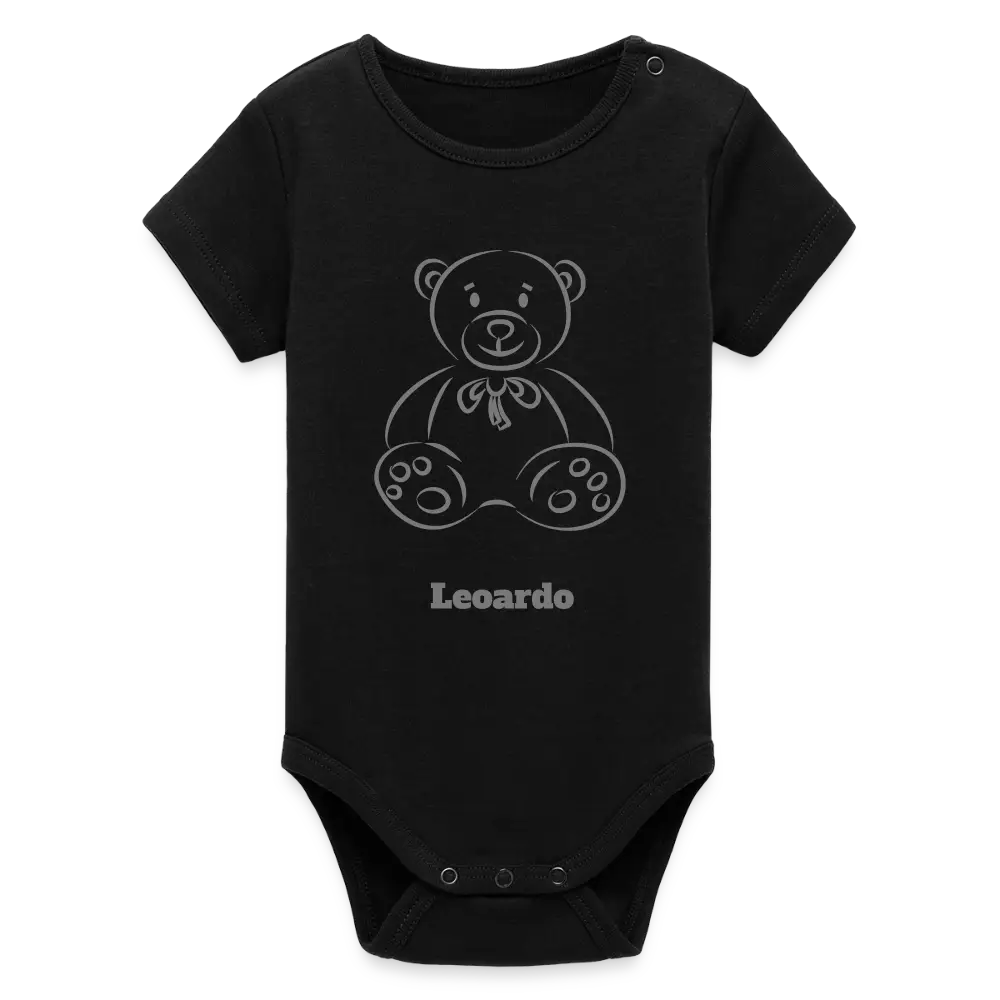 Stanley/Stella Organic Short-Sleeved Baby Bodysuit - Schwarz