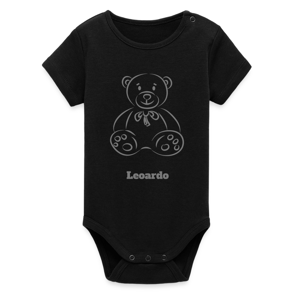 Stanley/Stella Organic Short-Sleeved Baby Bodysuit - Schwarz