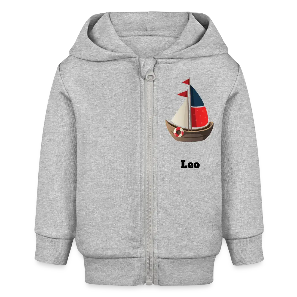 Stanley/Stella Organic Zip Hoodie BABY CONNECTOR - Grau meliert