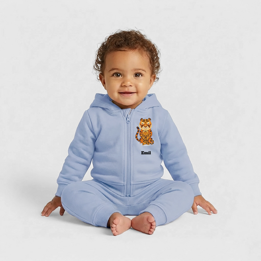 Stanley/Stella Organic Zip Hoodie BABY CONNECTOR - Sky