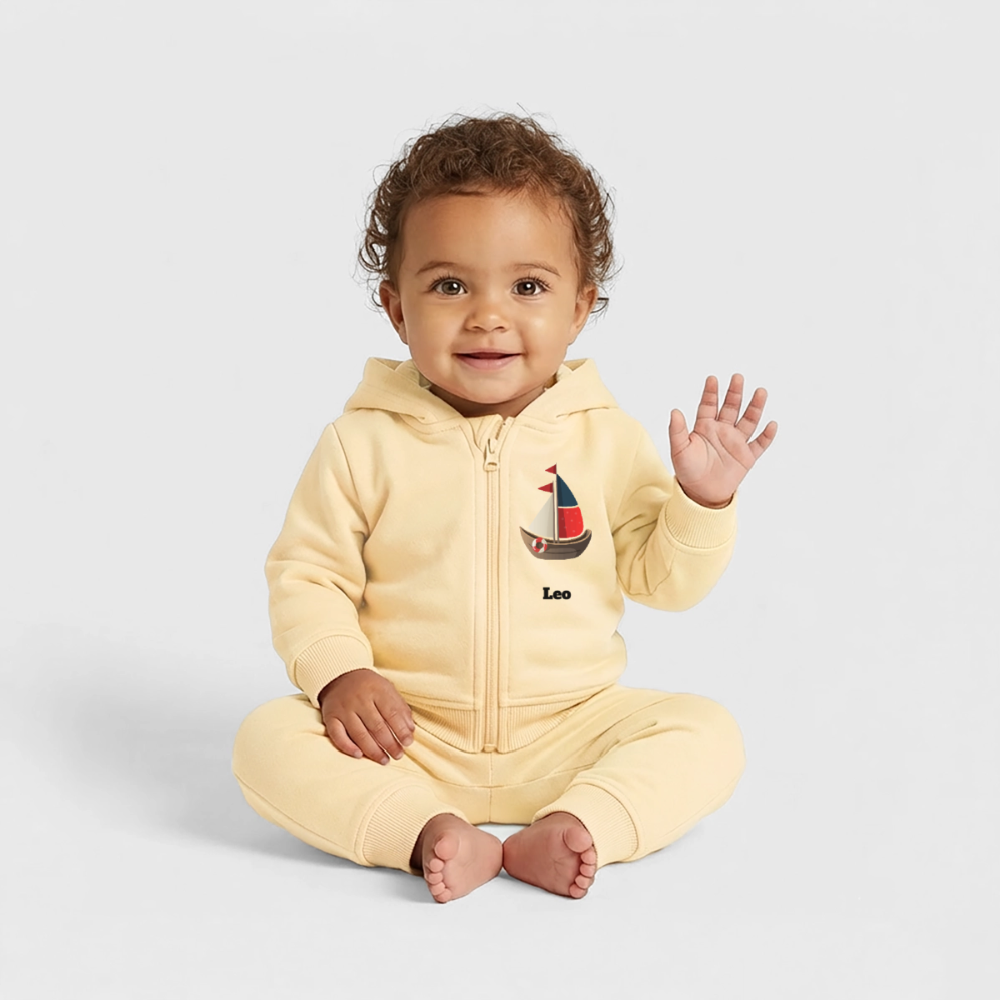 Stanley/Stella Organic Zip Hoodie BABY CONNECTOR - Creme