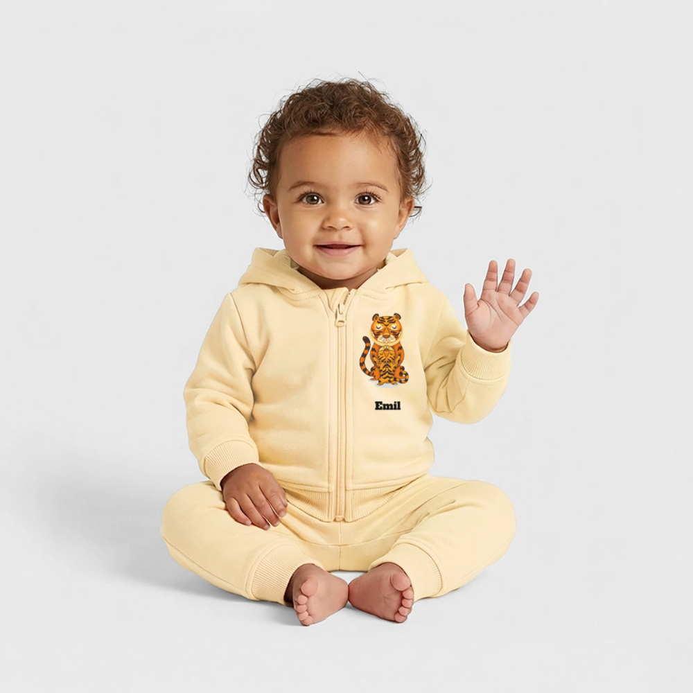 Stanley/Stella Organic Zip Hoodie BABY CONNECTOR - Creme
