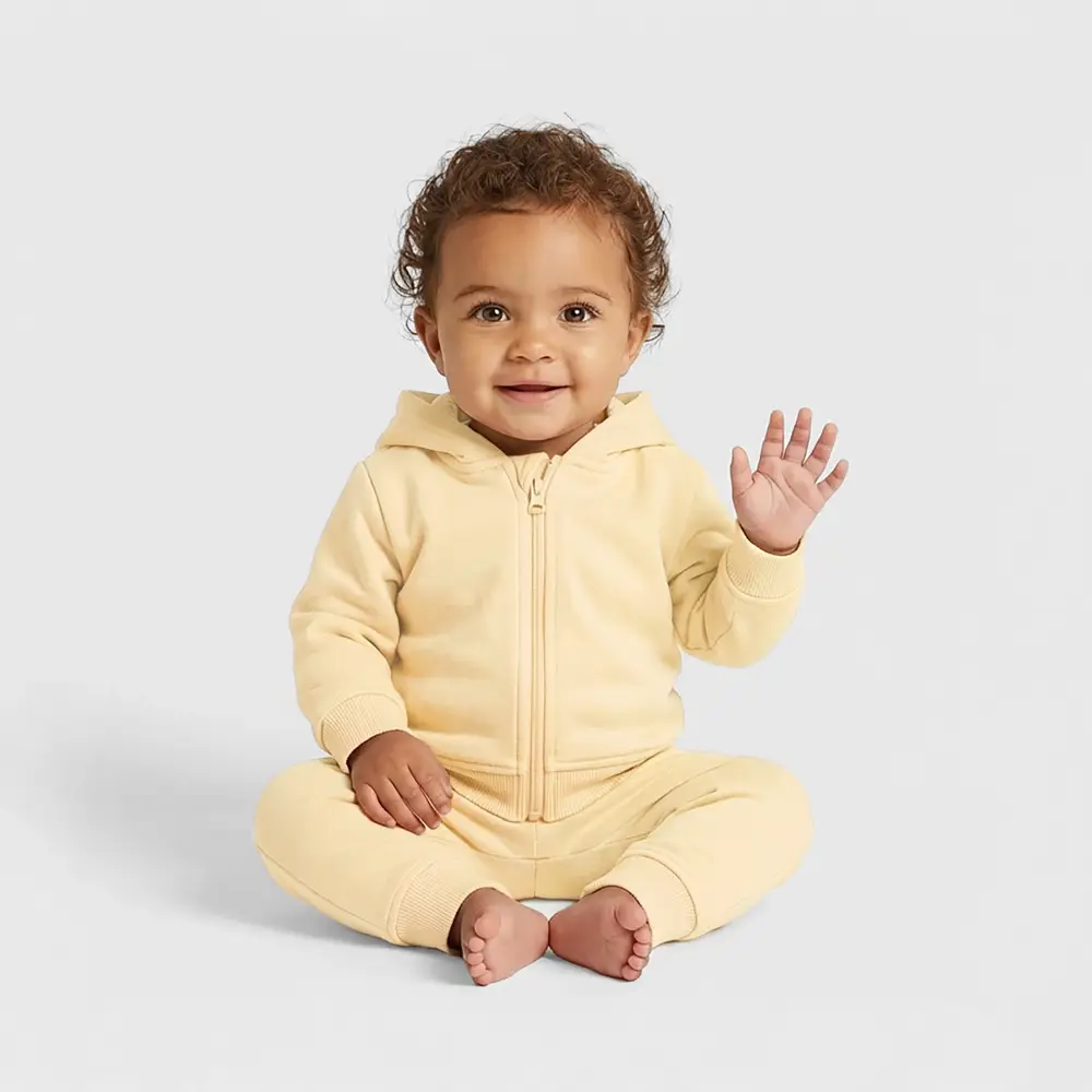 Stanley/Stella Organic Zip Hoodie BABY CONNECTOR - Creme