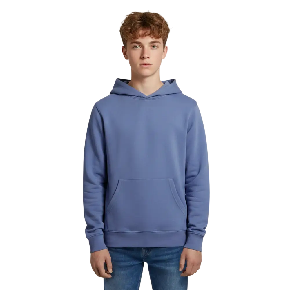 Stanley/Stella Mini Cruiser Teen Organic Hoodie - Blau
