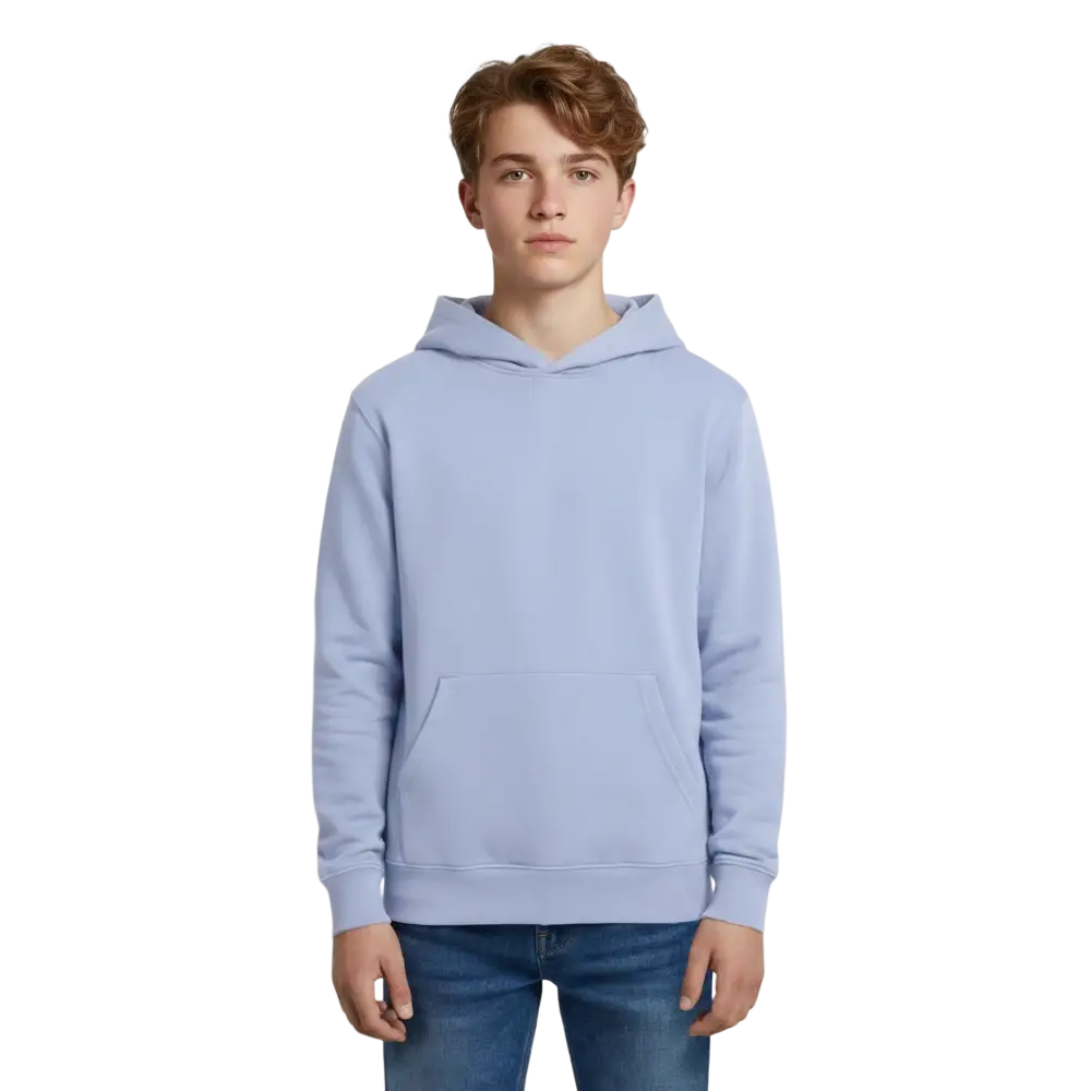 Stanley/Stella Mini Cruiser Teen Organic Hoodie - Sky
