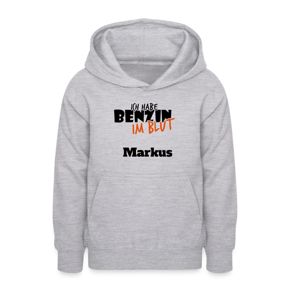 Teen Hoodie - Hellgrau meliert