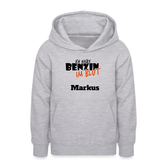Teen Hoodie - Hellgrau meliert