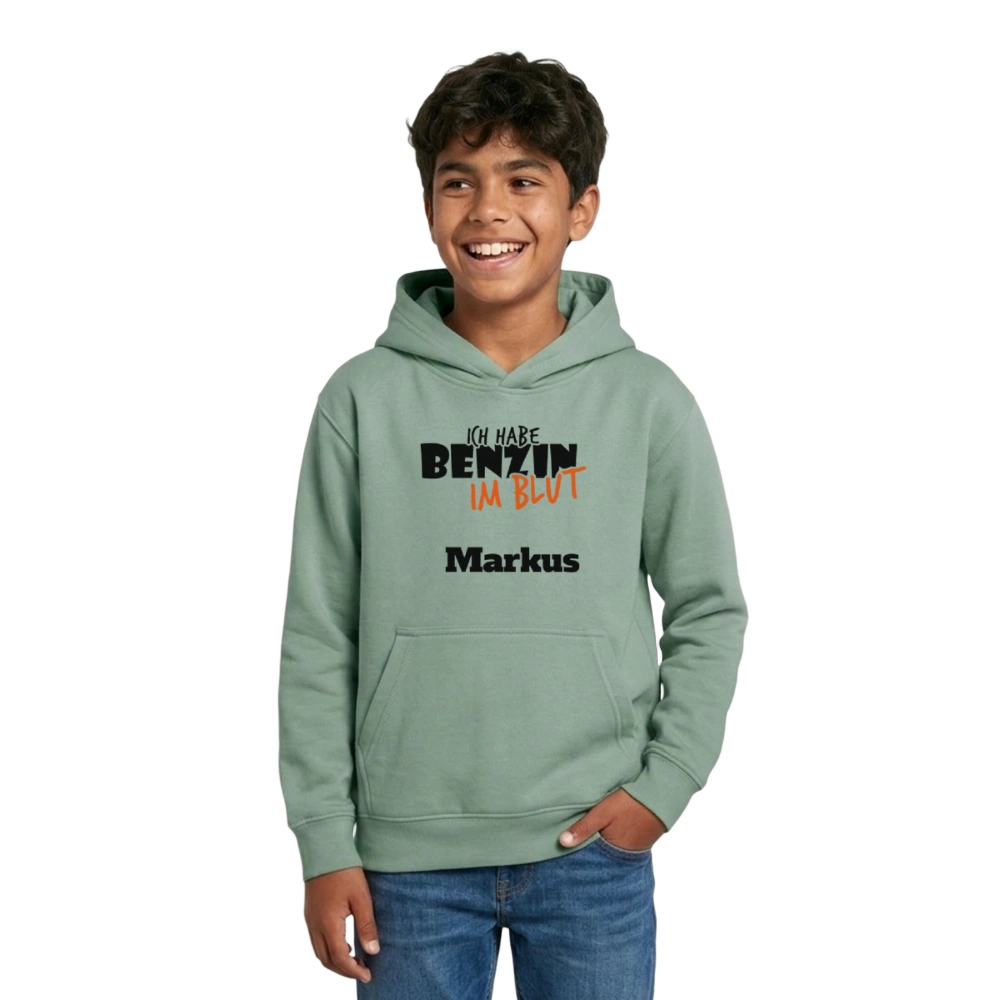 Teen Hoodie - Graugrün