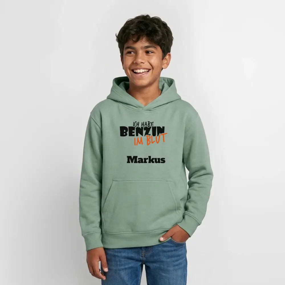 Teen Hoodie - Graugrün