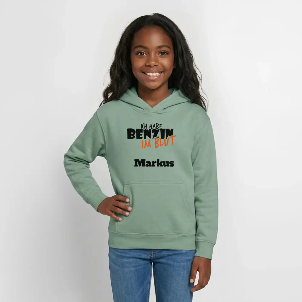 Teen Hoodie - Graugrün