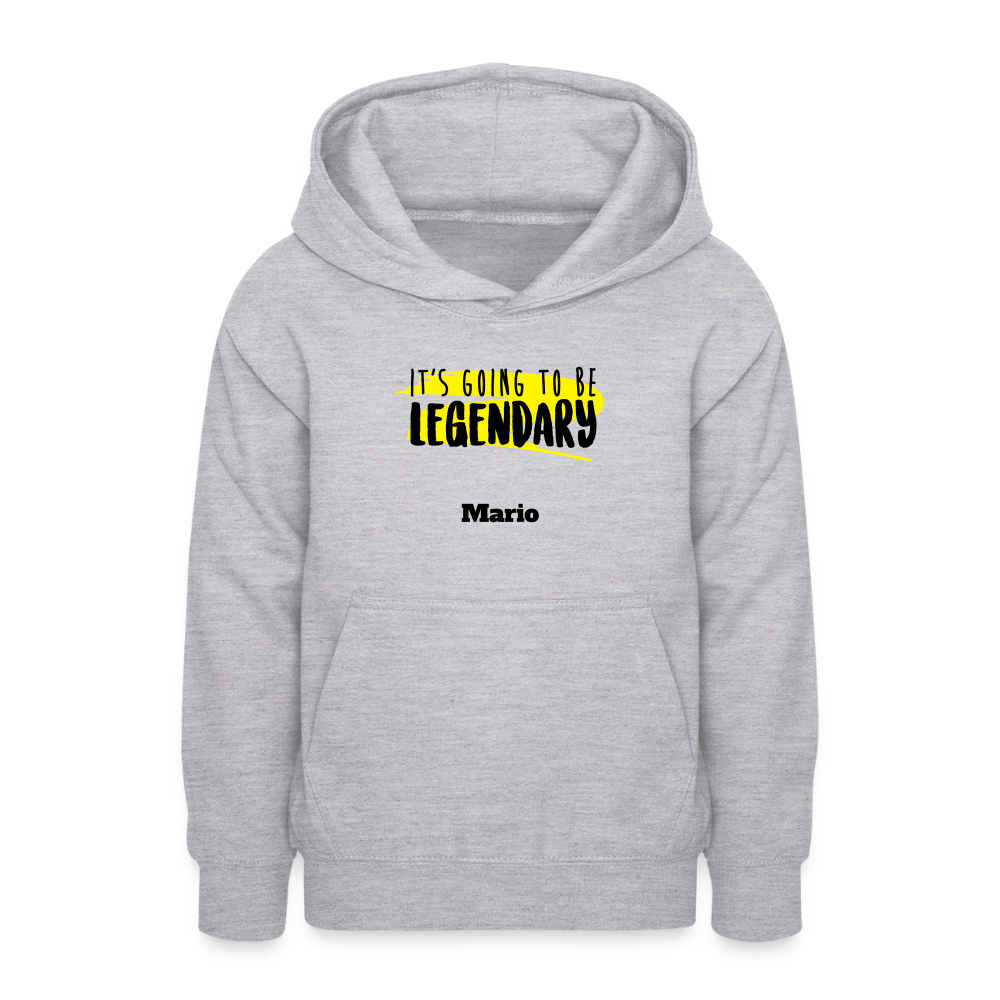 Teen Hoodie - Hellgrau meliert