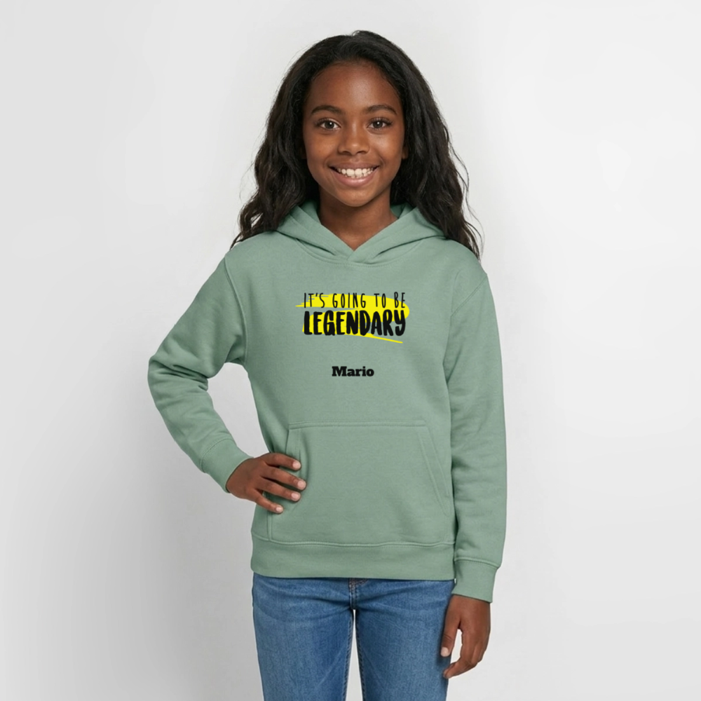 Teen Hoodie - Graugrün
