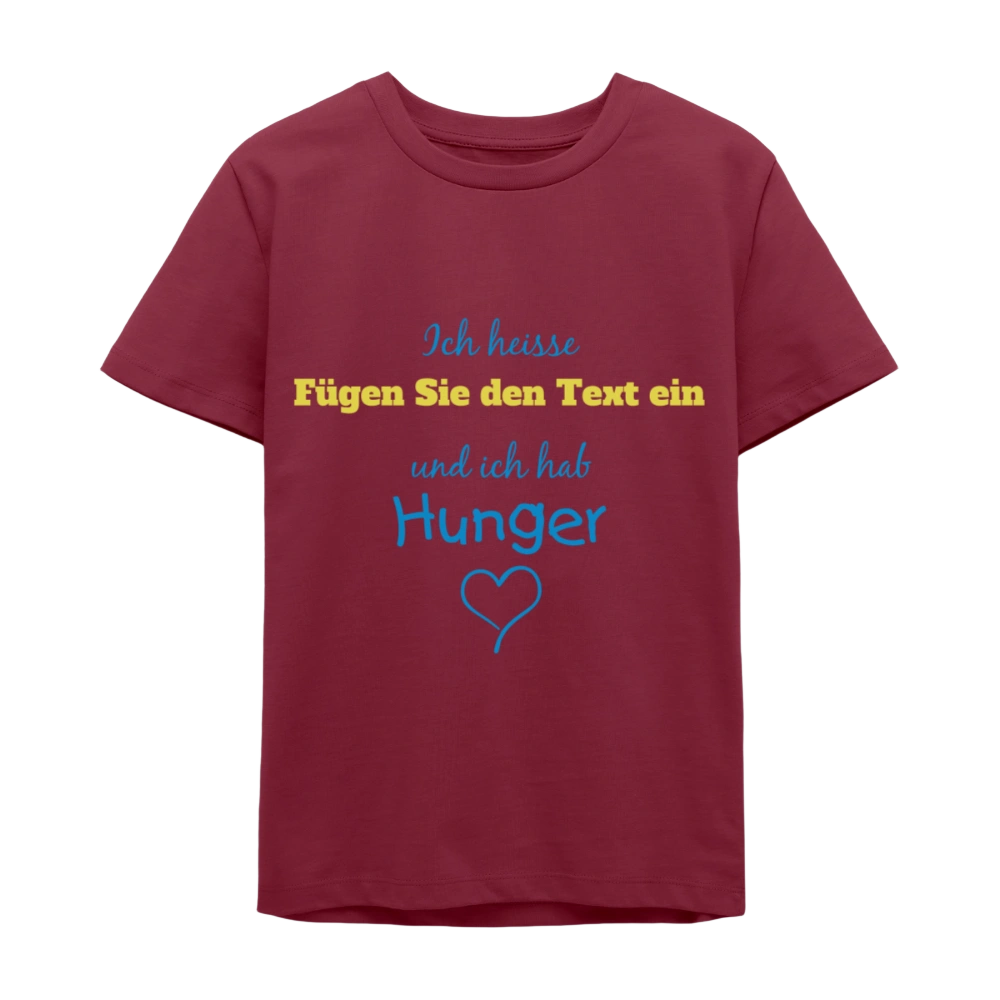 Teenager Organic T-Shirt Mini Creator von Stanley/Stella - Burgunderrot
