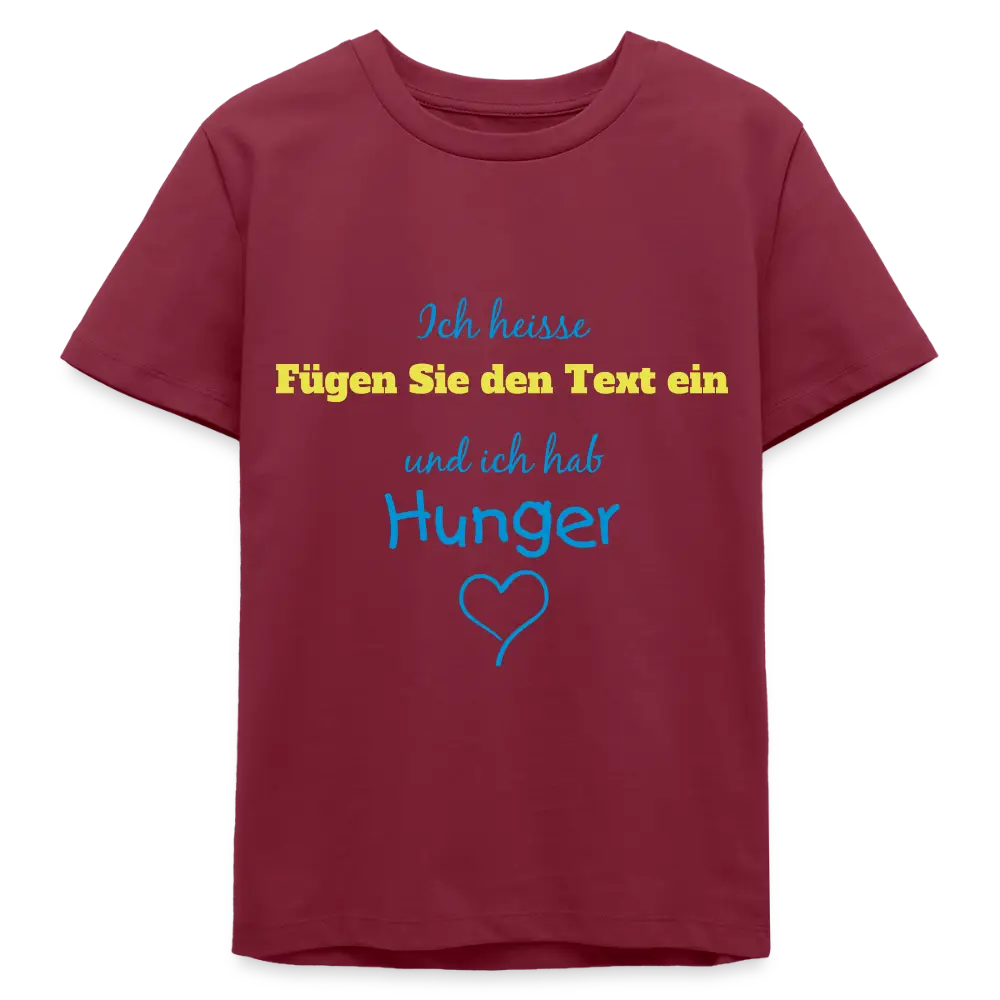 Teenager Organic T-Shirt Mini Creator von Stanley/Stella - Burgunderrot