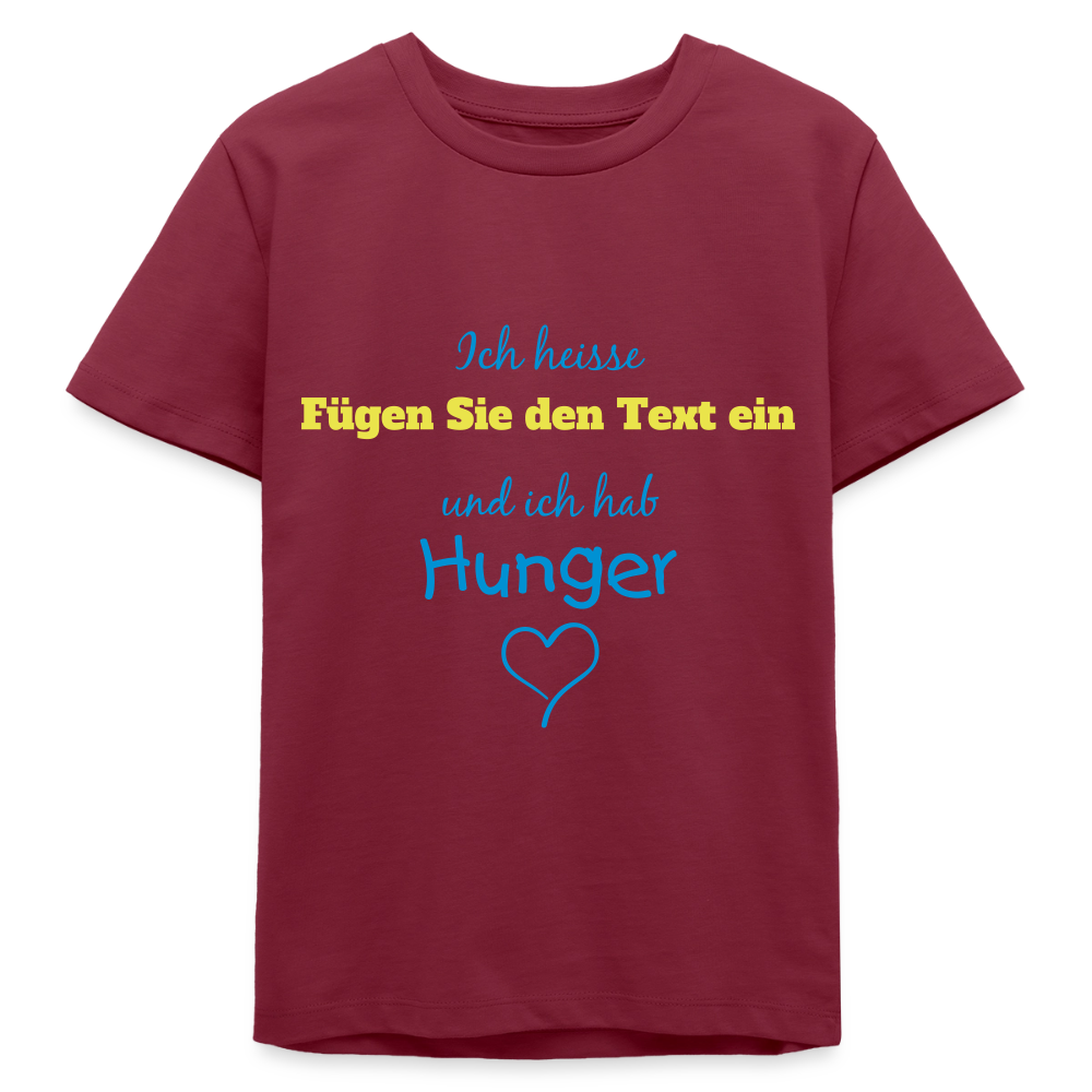 Teenager Organic T-Shirt Mini Creator von Stanley/Stella - Burgunderrot