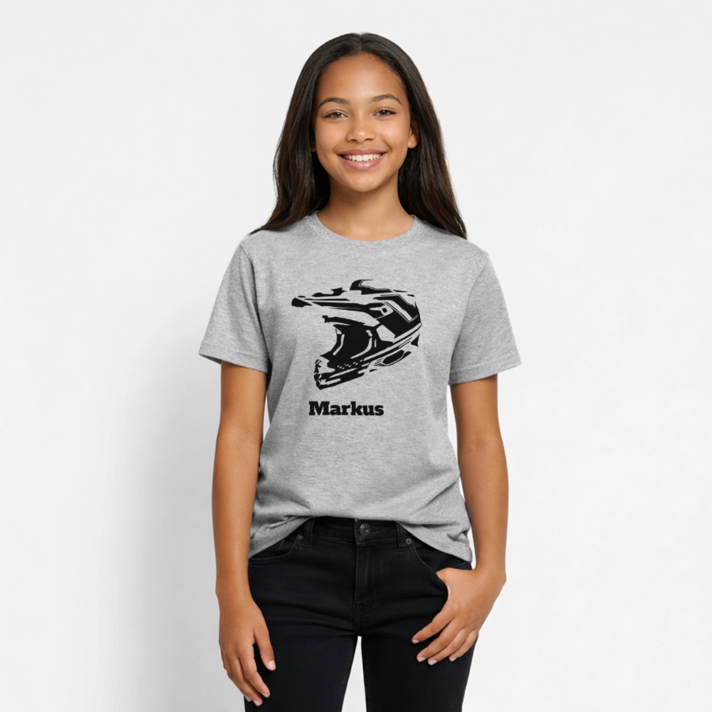 Teenager T-Shirt - Grau meliert