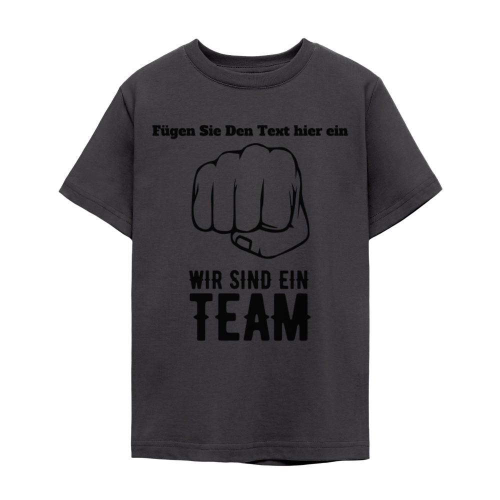Teenager T-Shirt - Dunkelgrau