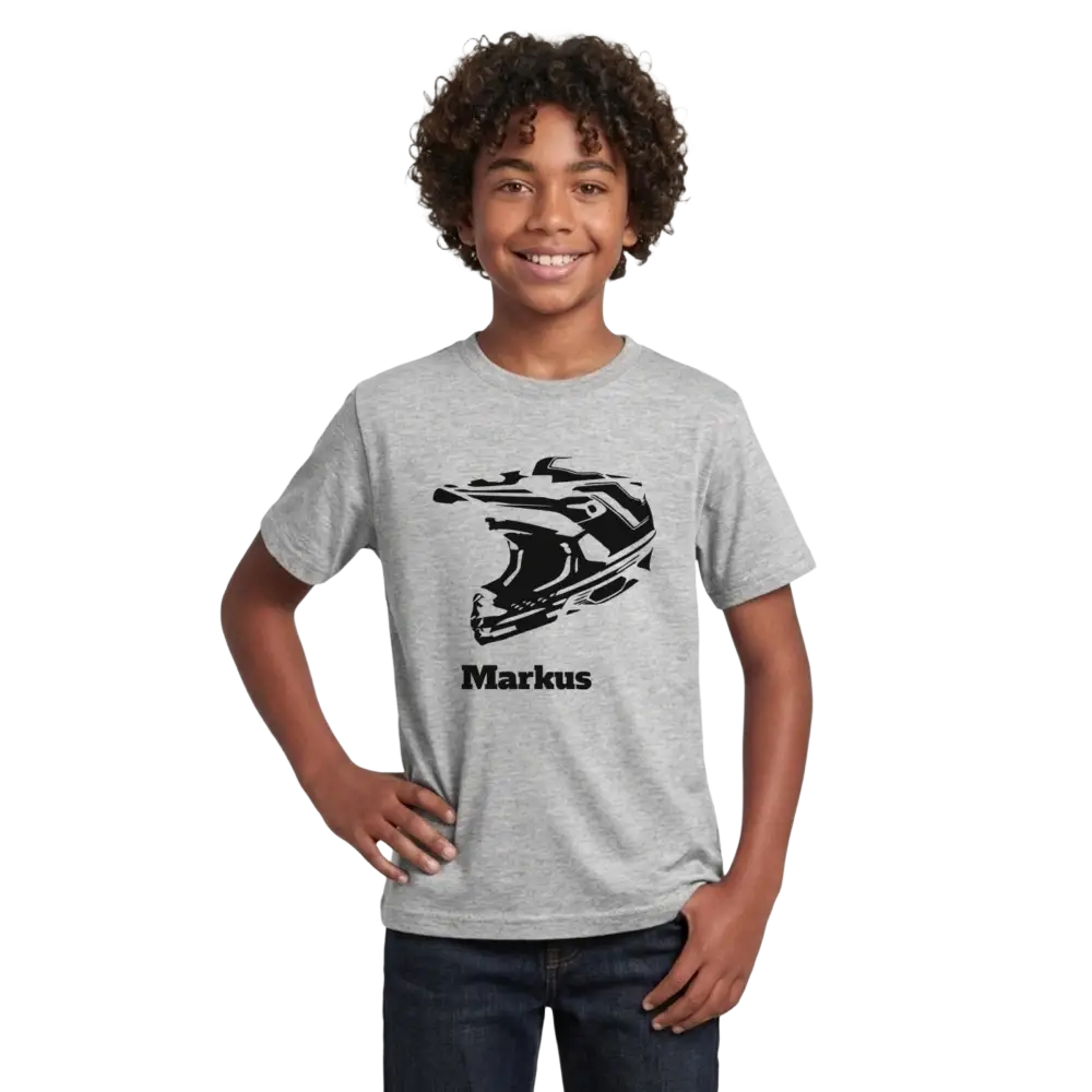 Teenager T-Shirt - Grau meliert
