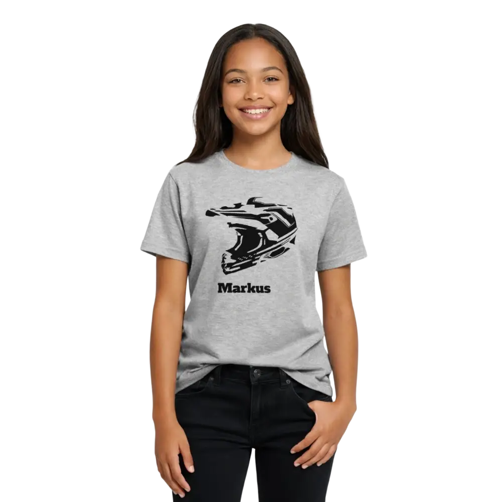 Teenager T-Shirt - Grau meliert