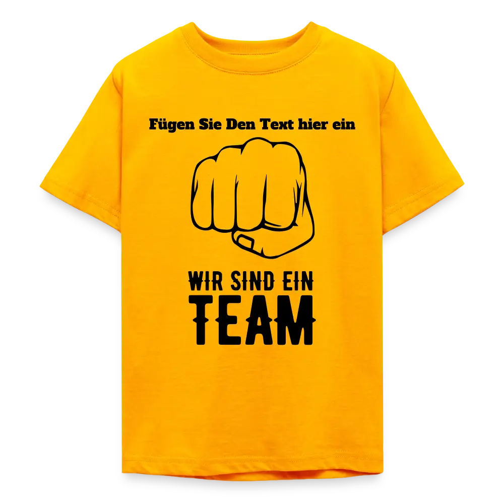 Teenager T-Shirt - Gold
