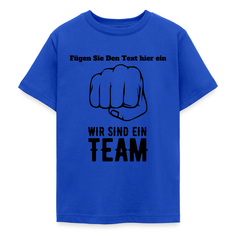 Teenager T-Shirt - Royalblau