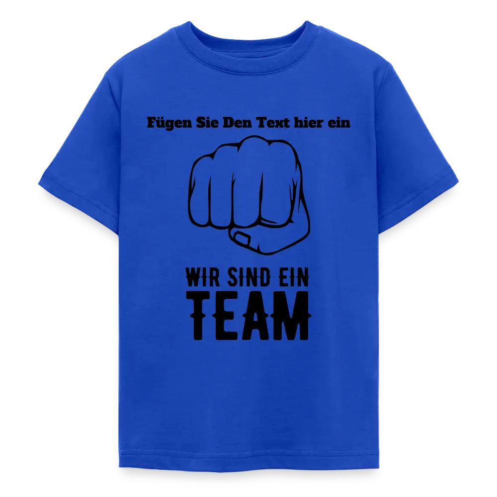 Teenager T-Shirt - Royalblau