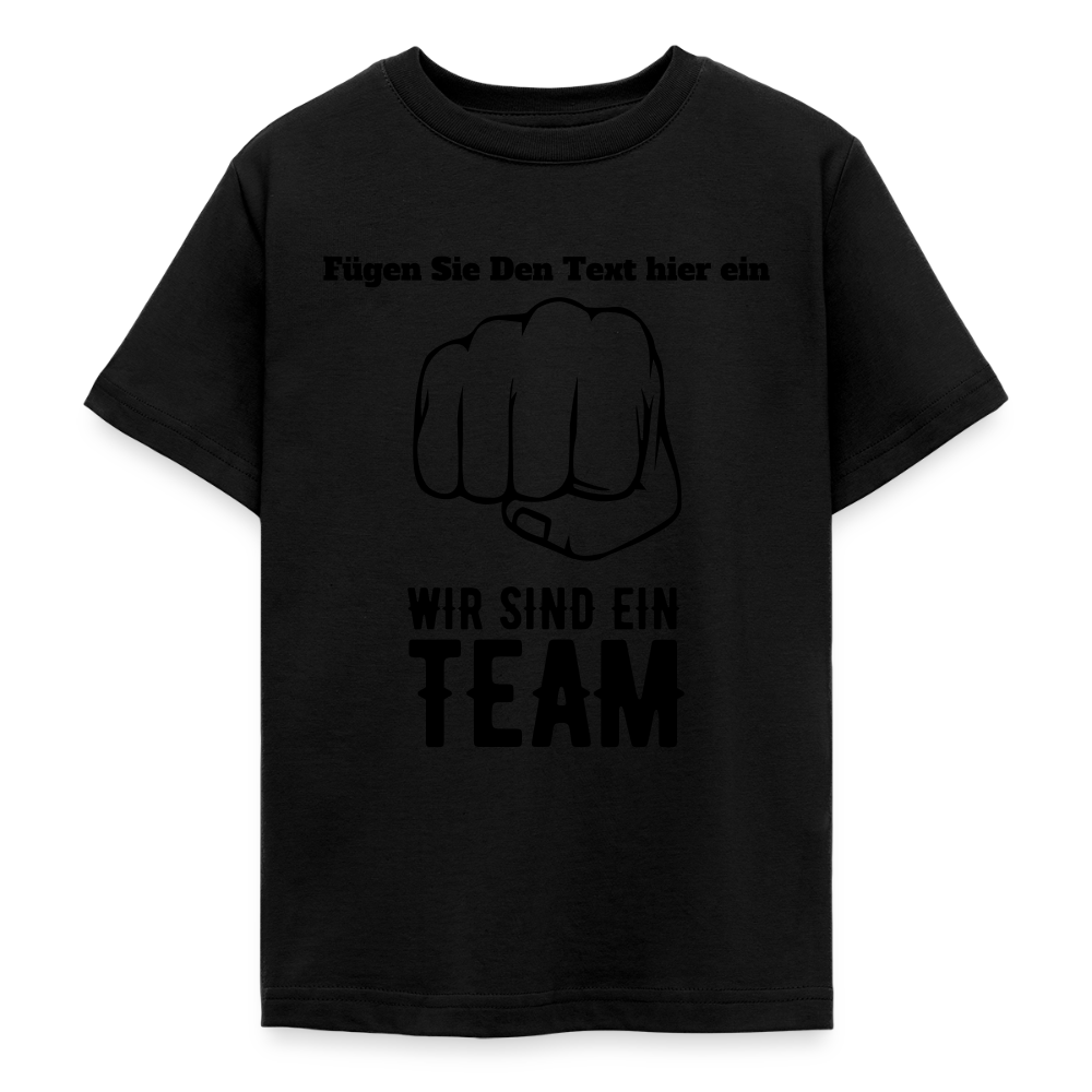Teenager T-Shirt - Schwarz
